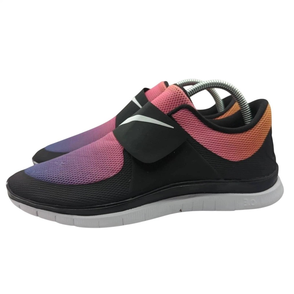 Nike Free Socfly 3.0 Running Shoes Mens Size 8 Black Slip‎ On Training Sneakers
